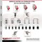 Service Caster 3.5 Inch 316SS Red Polyurethane 12mm Threaded Stem Caster Lock Brake, 2PK SS316TSTTL20S3514-PPUB-RED-M1215-2S2 - alternate 4